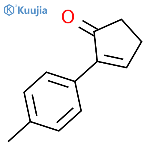 2-Cyclopenten-1-one, 2-(4-methylphenyl)- structure