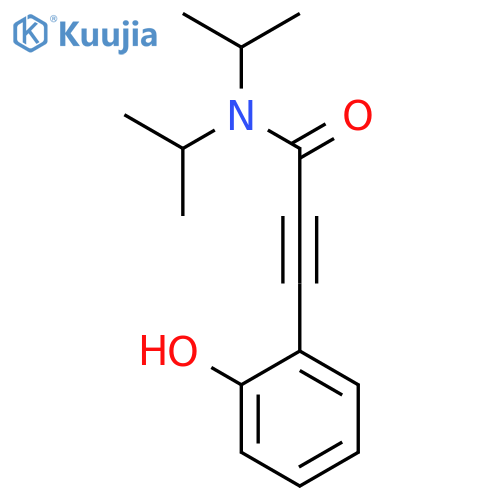 2-Propynamide, 3-(2-hydroxyphenyl)-N,N-bis(1-methylethyl)- structure