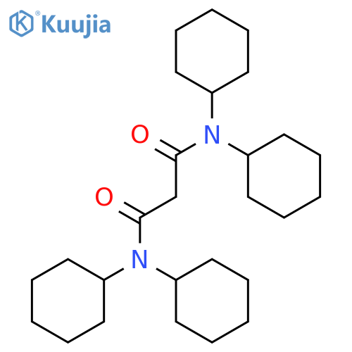 Propanediamide, N,N,N',N'-tetracyclohexyl- structure