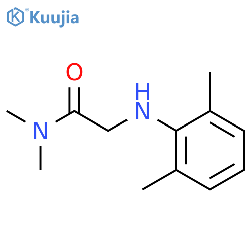 N~2~-(2,6-dimethylphenyl)-N,N-dimethylglycinamide structure