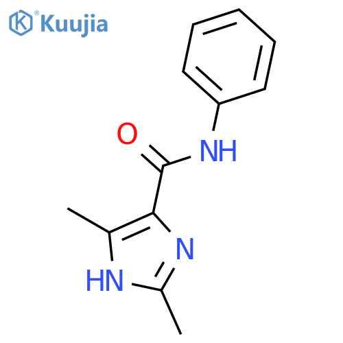 1H-Imidazole-4-carboxamide, 2,5-dimethyl-N-phenyl- structure