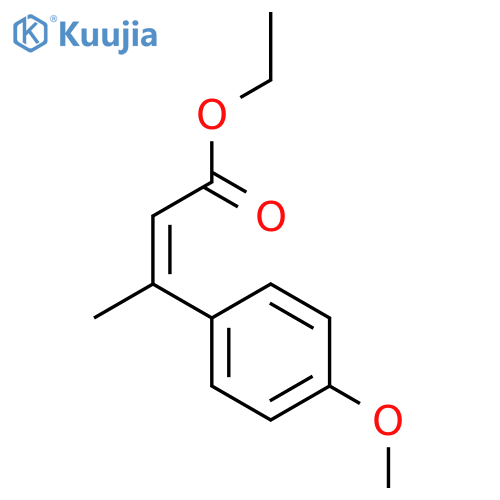 (e)-3-(4-methoxy-phenyl)-but-2-enoic acid ethyl ester structure