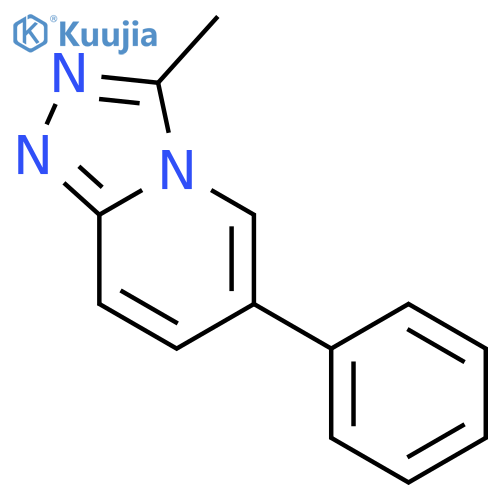 1,2,4-Triazolo[4,3-a]pyridine, 3-methyl-6-phenyl- structure