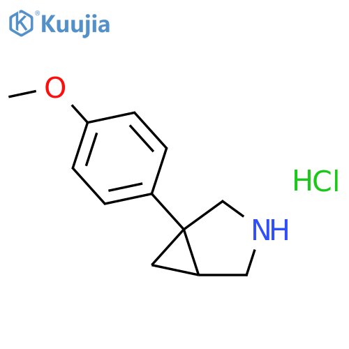 1-(4-Methoxyphenyl)-3-azabicyclo3.1.0hexane Hydrochloride structure