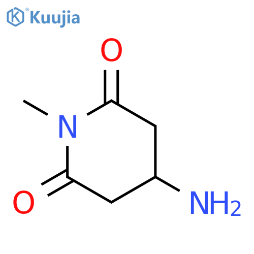 4-amino-1-methyl-piperidine-2,6-dione structure
