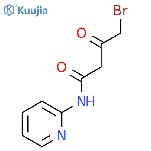 BUTANAMIDE, 4-BROMO-3-OXO-N-2-PYRIDINYL- structure