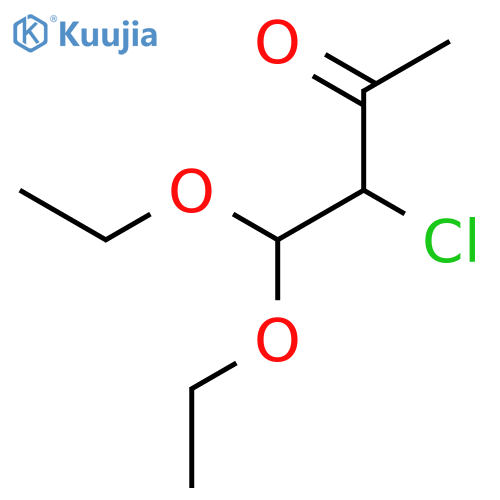 2-BUTANONE, 3-CHLORO-4,4-DIETHOXY- structure
