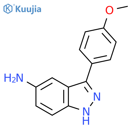 3-(4-Methoxyphenyl)-1H-indazol-5-amine structure
