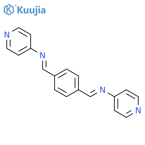 N,N'-(1,4-Phenylenebis(methylene))bis(pyridin-4-amine) structure