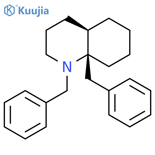 Quinoline, decahydro-1,8a-bis(phenylmethyl)-, (4aR,8aR)-rel- structure
