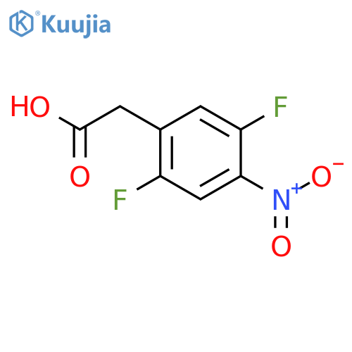 2-(2,5-Difluoro-4-nitrophenyl)acetic Acid structure