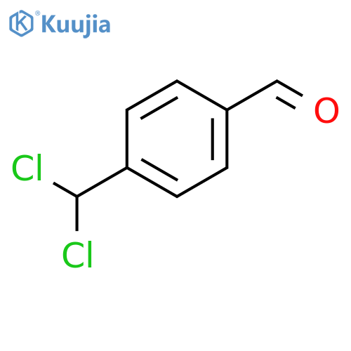 BENZALDEHYDE, 4-(DICHLOROMETHYL)- structure