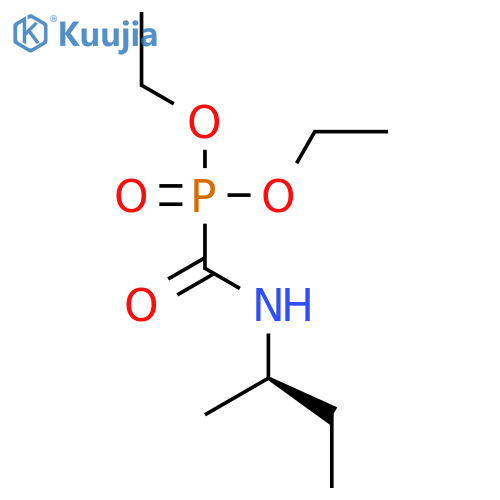 Phosphonic acid, [[[(1R)-1-methylpropyl]amino]carbonyl]-, diethyl ester structure