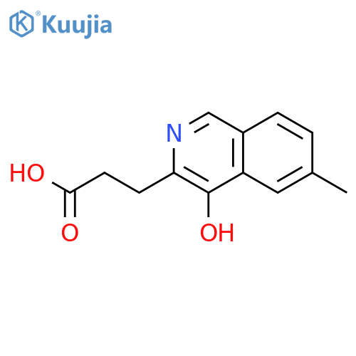 3-Isoquinolinepropanoic acid, 4-hydroxy-6-methyl- structure