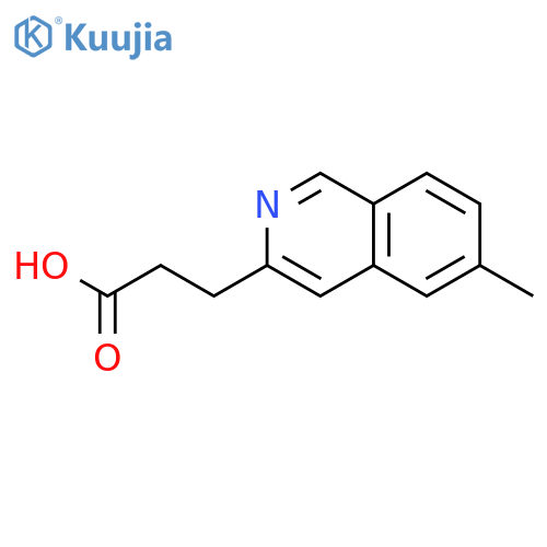 3-ISOQUINOLINEPROPANOIC ACID, 6-METHYL- structure