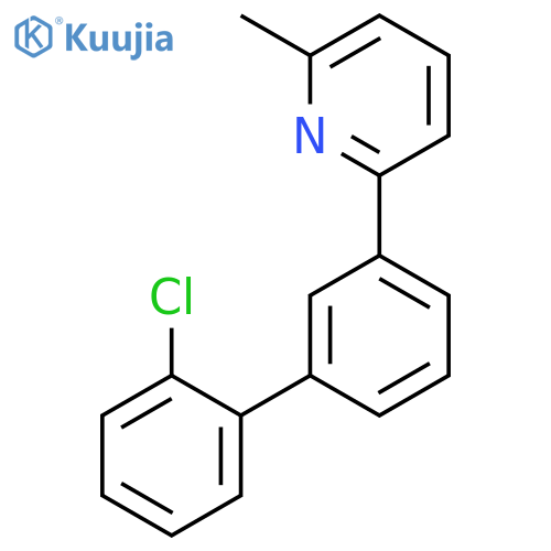 PYRIDINE, 2-(2'-CHLORO[1,1'-BIPHENYL]-3-YL)-6-METHYL- structure