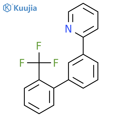 PYRIDINE, 2-[2'-(TRIFLUOROMETHYL)[1,1'-BIPHENYL]-3-YL]- structure