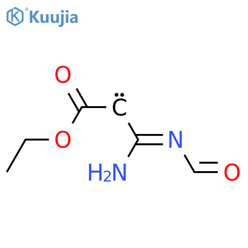 Ethylidene,2-amino-1-(ethoxycarbonyl)-2-(formylimino)-, (2Z)- (9CI) structure