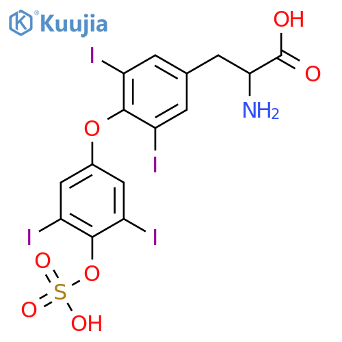Thyroxine sulfate structure