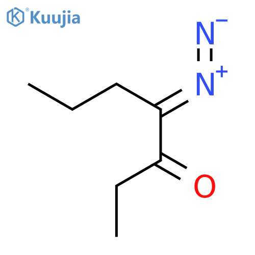 3-Heptanone, 4-diazo- structure