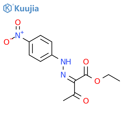 Butanoic acid, 2-[(4-nitrophenyl)hydrazono]-3-oxo-, ethyl ester, (Z)- structure