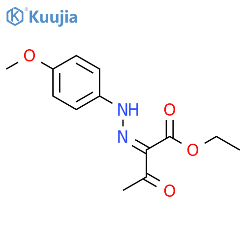 Butanoic acid, 2-[(4-methoxyphenyl)hydrazono]-3-oxo-, ethyl ester, (Z)- structure