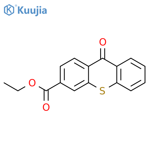 9H-Thioxanthene-3-carboxylic acid, 9-oxo-, ethyl ester structure