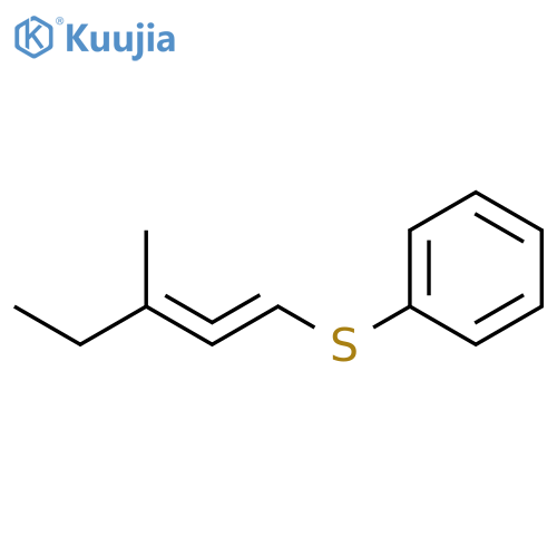 Benzene, [(3-methyl-1,2-pentadienyl)thio]- structure
