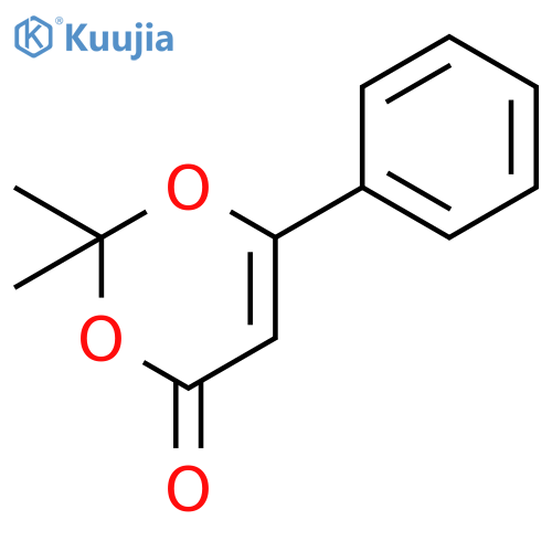 4H-1,3-Dioxin-4-one, 2,2-dimethyl-6-phenyl- structure