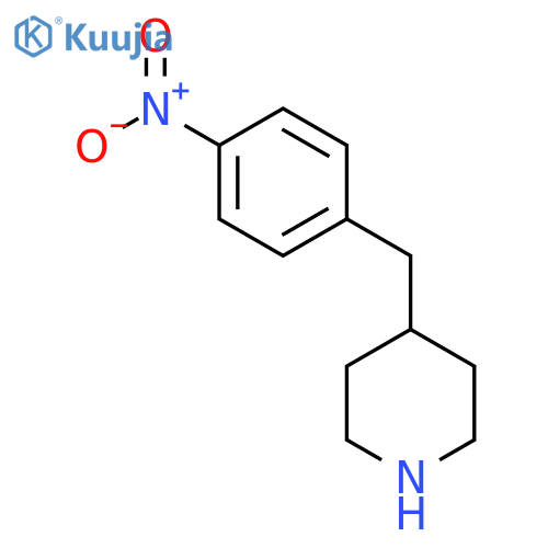 4-(4-nitrophenyl)methylpiperidine structure