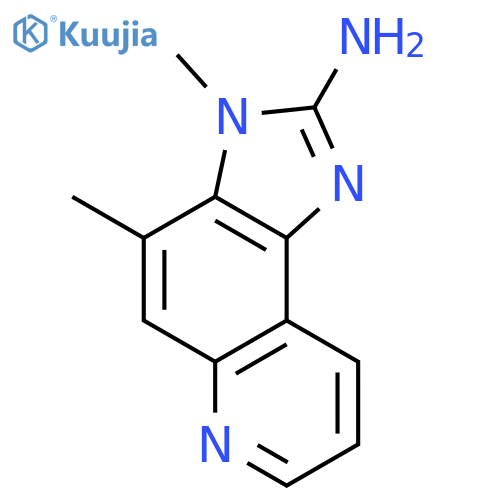 2-Amino-3,4-dimethyl-3H-imidazo4,5-fquinoline structure
