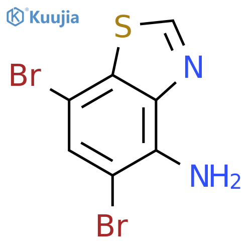 5,7-Dibromobenzo[d]thiazol-4-amine structure