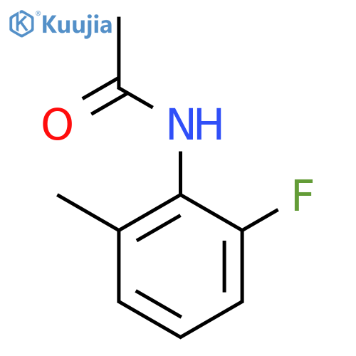 N-(2-fluoro-6-methylphenyl)acetamide structure