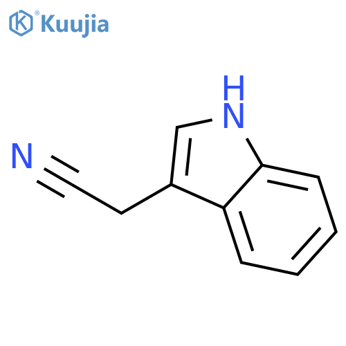 2-(1H-indol-3-yl)acetonitrile structure