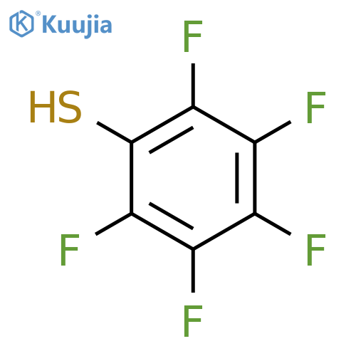 Pentafluorothiophenol structure
