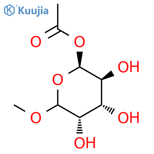 D-Arabinopyranose, 5-C-methoxy-, 1-acetate, (S)- structure