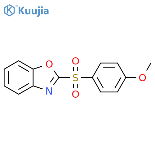 Benzoxazole, 2-[(4-methoxyphenyl)sulfonyl]- structure