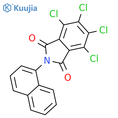 1H-Isoindole-1,3(2H)-dione, 4,5,6,7-tetrachloro-2-(1-naphthalenyl)- structure