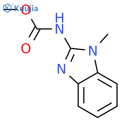 methyl (1-methyl-1H-benzimidazol-2-yl)carbamate structure