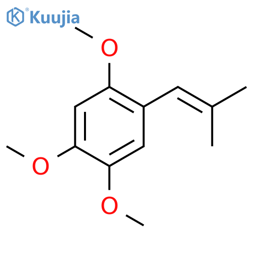 Benzene, 1,2,4-trimethoxy-5-(2-methyl-1-propenyl)- structure