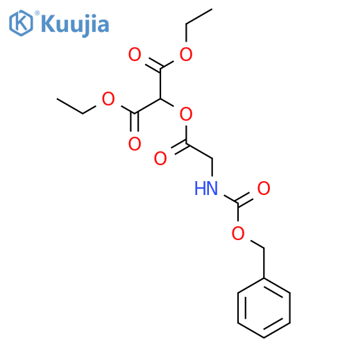 diethyl ({N-[(benzyloxy)carbonyl]glycyl}oxy)propanedioate structure
