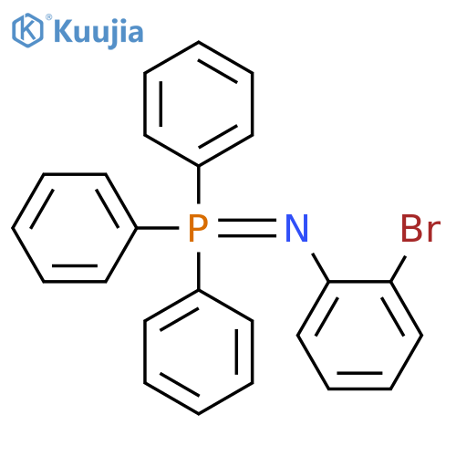 Benzenamine, 2-bromo-N-(triphenylphosphoranylidene)- structure