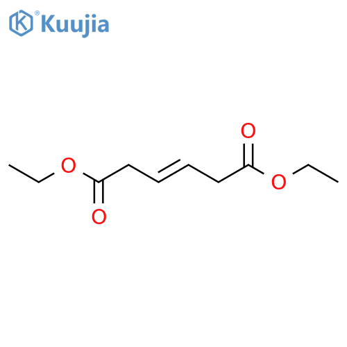 2-Hexenedioic acid,diethyl ester, (E)- (9CI) structure