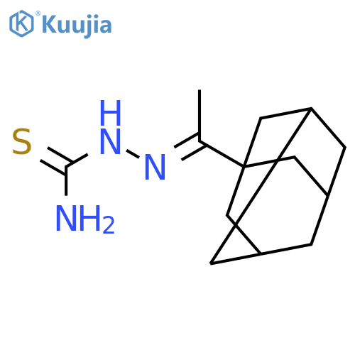 Hydrazinecarbothioamide, 2-(1-tricyclo[3.3.1.13,7]dec-1-ylethylidene)- structure