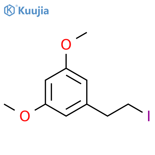 Benzene, 1-(2-iodoethyl)-3,5-dimethoxy- structure