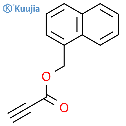 2-PROPYNOIC ACID, 1-NAPHTHALENYLMETHYL ESTER structure