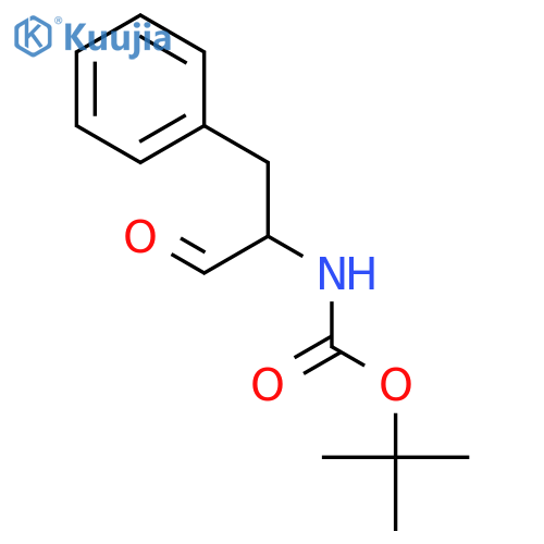 Boc-D-phenylalaninal structure