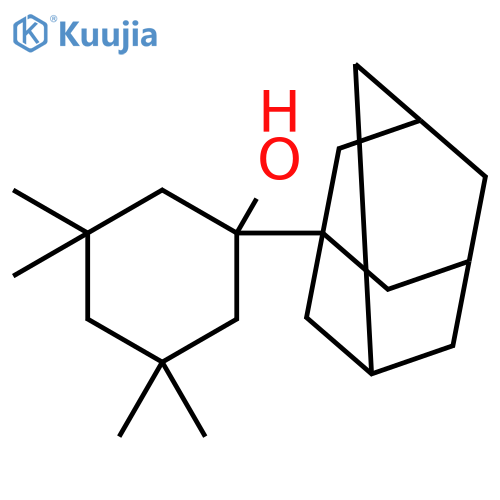Cyclohexanol, 3,3,5,5-tetramethyl-1-tricyclo[3.3.1.13,7]dec-1-yl- structure