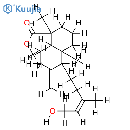 16-Hydroxy-trans-labda-8(14).13(15)-dien-16-saeure-methylester, Isocupressinsaeure-methylester structure