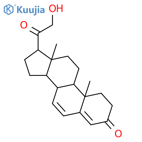 (9beta,10alpha)-21-Hydroxypregna-4,6-diene-3,20-dione structure